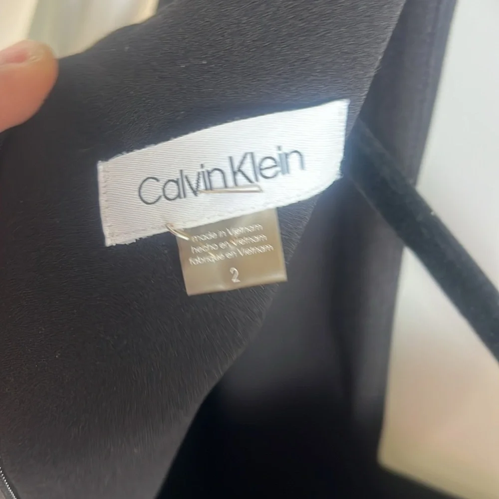 Calvin Klein Elegant Black Sleeveless Dress, Sz: 2